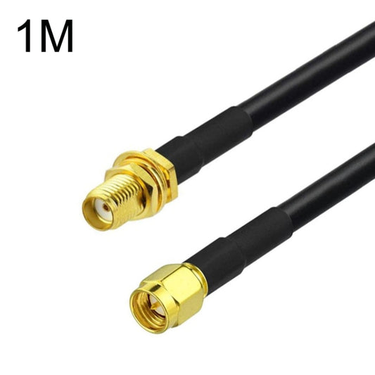 SMA Male To SMA Female RG58 Coaxial Adapter Cable, Cable Length:1m - Connectors by buy2fix | Online Shopping UK | buy2fix