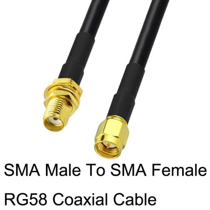 SMA Male To SMA Female RG58 Coaxial Adapter Cable, Cable Length:1m - Connectors by buy2fix | Online Shopping UK | buy2fix