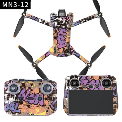 Full Surround Style Waterproof  Sticker For DJI Mini 3 Pro RC With Screen Version(Mn3-12) - DJI & GoPro Accessories by buy2fix | Online Shopping UK | buy2fix