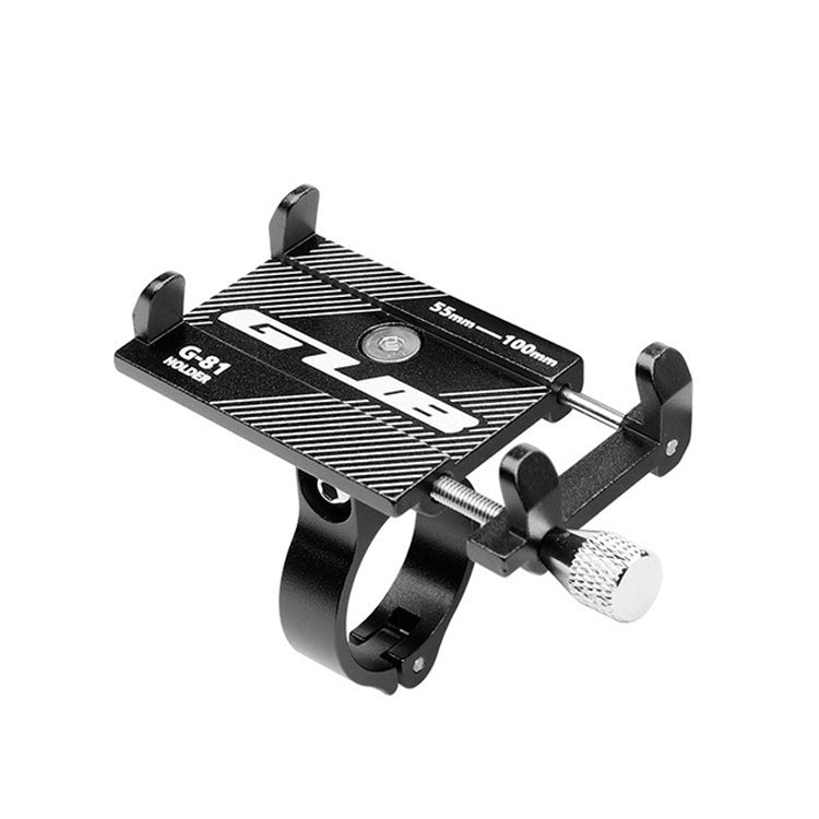 G-81 Bicycle Aluminum Alloy Mobile Phone Navigation Bracket Riding Equipment(Black) - Holders by buy2fix | Online Shopping UK | buy2fix