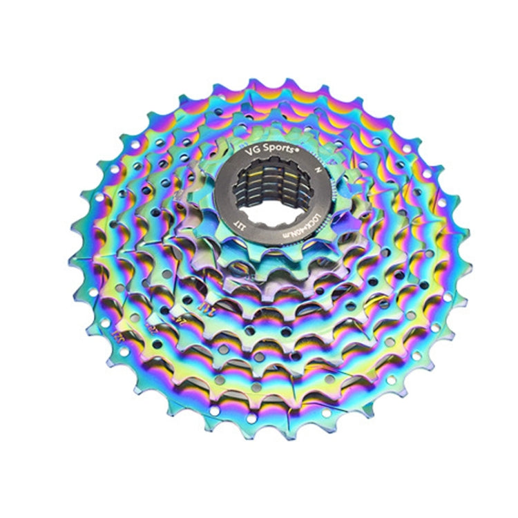 VG SPORTS Bicycle Lightweight Wear -Resistant Colorful Flywheel, Style:8 Speed 11-32T - Outdoor & Sports by VG SPORTS | Online Shopping UK | buy2fix