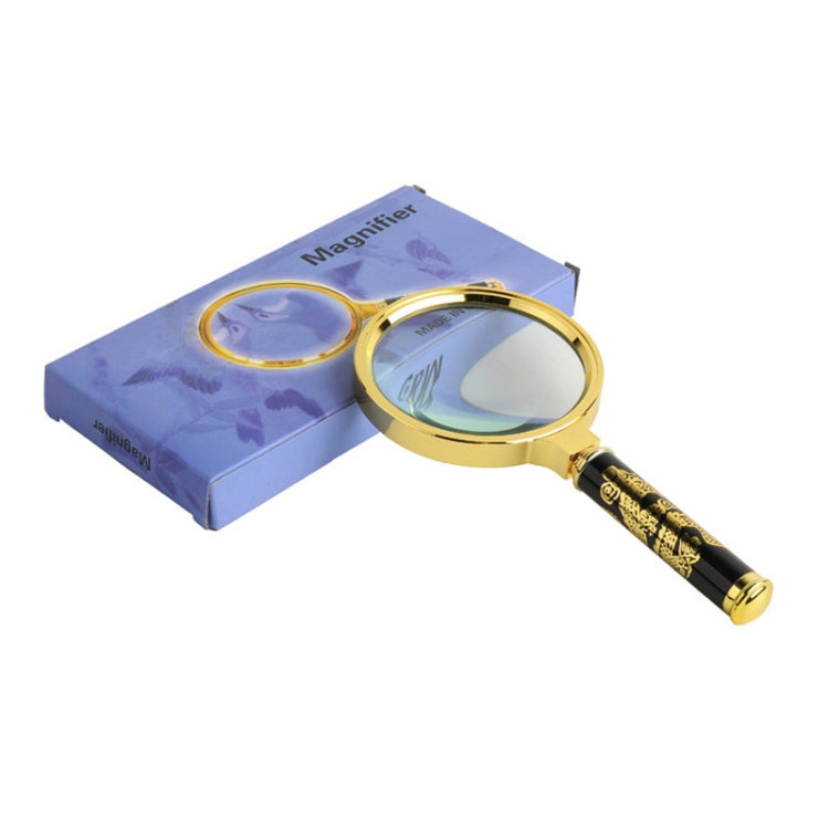 2pcs Elderly Reading Books Handheld Magnifier, Diameter:80mm(Non-removable Handle) - Consumer Electronics by buy2fix | Online Shopping UK | buy2fix