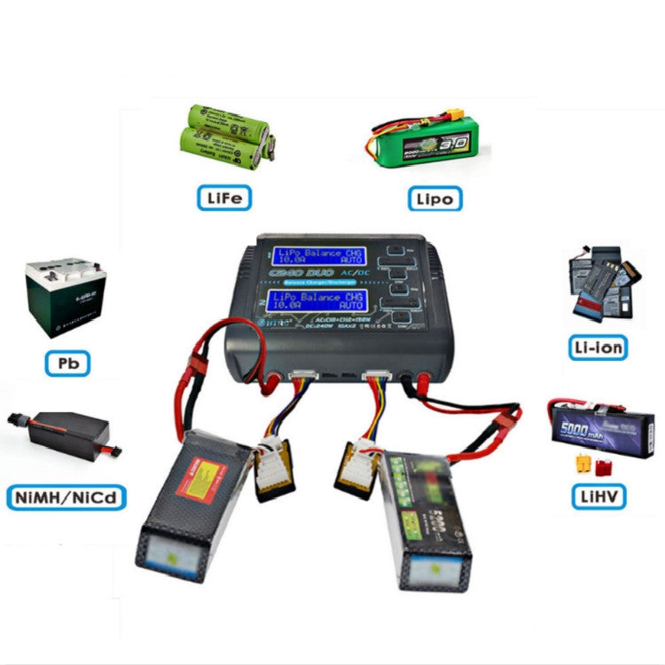 HTRC T240 Touch Balance Model Airplane Lithium Battery Charger Remote Control Car Toy B6 Charger, EU Plug - Charger by HTRC | Online Shopping UK | buy2fix