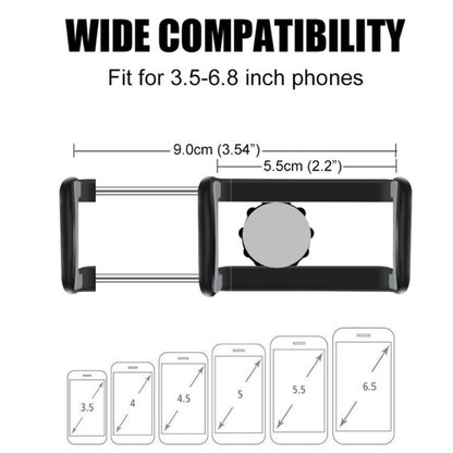 Car Mobile Phone Holder Buckle Instrument Trolley Inner Clip Mobile Phone Navigation Bracket With Number Plate - Car Holders by buy2fix | Online Shopping UK | buy2fix