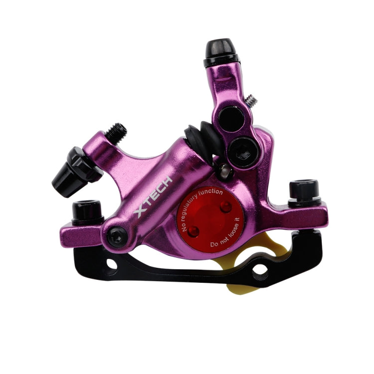 ZOOM HB100 Mountain Bike Hydraulic Brake Caliper Folding Bike Cable Pull Hydraulic Disc Brake Caliper, Style:Front(Purple) - Outdoor & Sports by Zoom | Online Shopping UK | buy2fix