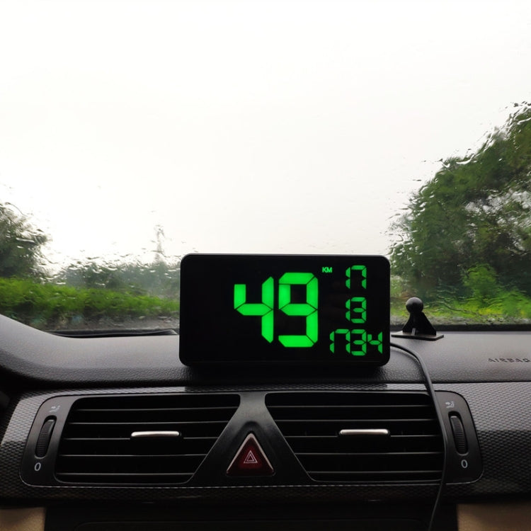 C1090 6.2 inch HUD Car Head-up Display GPS Car Universal Mileage Speed Meter Speeding Alarm / GPS Satellite Speed Measurement(Black) - Head Up Display System by buy2fix | Online Shopping UK | buy2fix