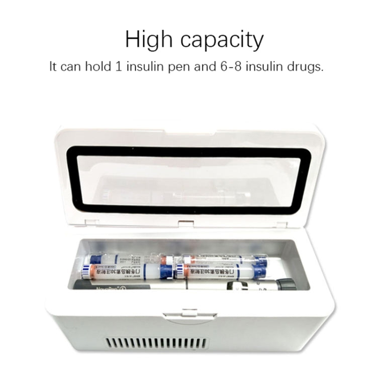 Portable Insulin Storage Cooler Bag Diabetic Insulin Cooler Box Rechargeable Fridge Mini Refrigerator Ice Box Travel Bag - Home & Garden by buy2fix | Online Shopping UK | buy2fix