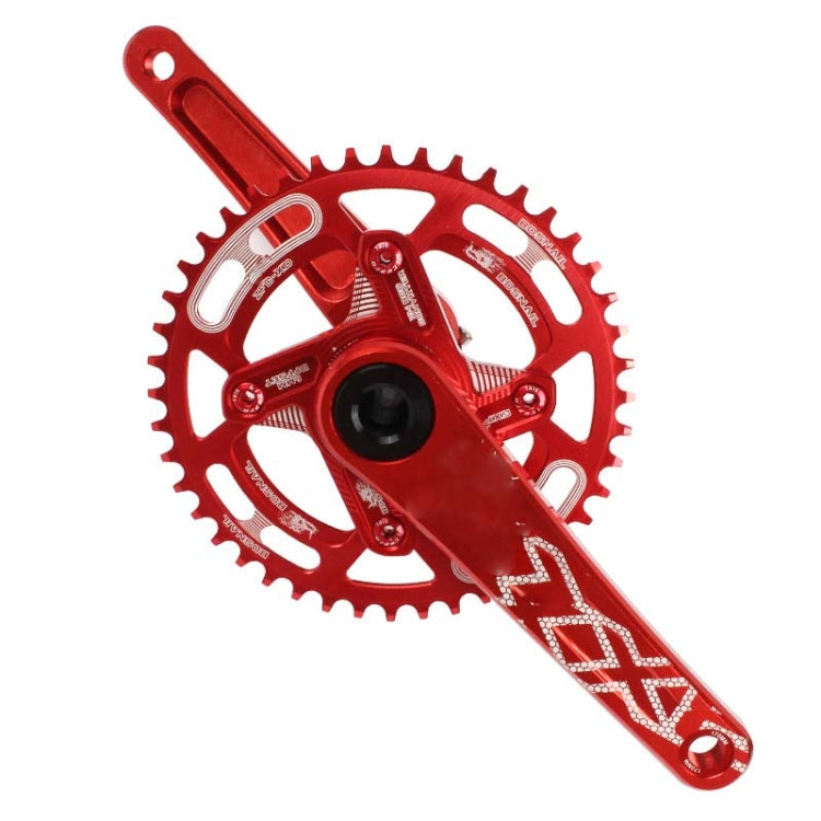 Snail Positive And Negative Tooth Discs Mountain Bike Single Disc Large Tooth Disc 104mm Bcd, Specification:46T(Red) - Outdoor & Sports by Snail | Online Shopping UK | buy2fix