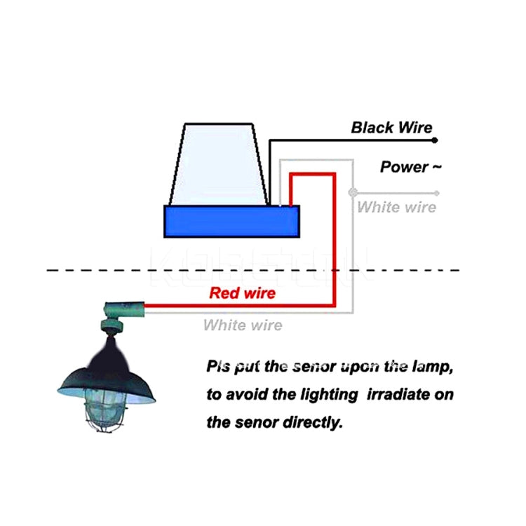 Automatic Switch Sensor Switch Photocell Street Light Switch Control(12V) - Consumer Electronics by buy2fix | Online Shopping UK | buy2fix