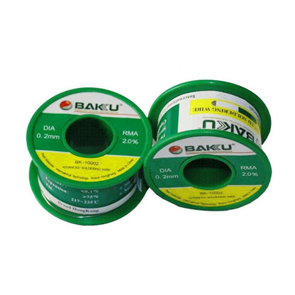 BAKU High-purity Low-temperature Solder Wire 63 Degrees Celsius No-clean Tin Wire(BK-10004 0.4mm) - Welding Wire by BAKU | Online Shopping UK | buy2fix