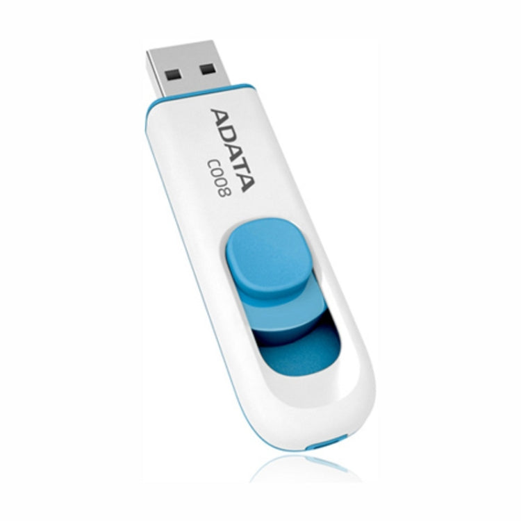 ADATA C008 Car Office Universal Usb2.0 U Disk, Capacity: 64GB(Blue) - USB Flash Drives by ADATA | Online Shopping UK | buy2fix