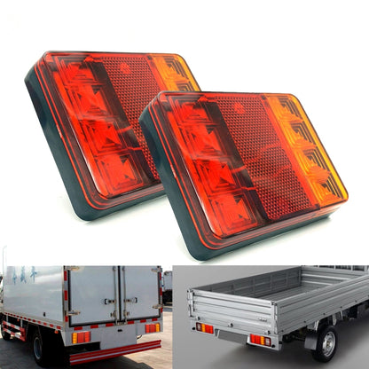 2 PCS CNSUNNY LIGHT DC 12V Car Truck Trailer Caravans LED Rear Tail Warning Brake Lights - Brake Lights by buy2fix | Online Shopping UK | buy2fix