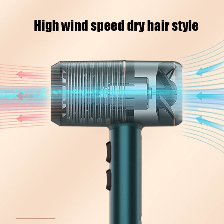 Home Dormitory Mute High-Power Hot And Cold Air Hair Dryer, 220V UK Plug(Black) - Home & Garden by buy2fix | Online Shopping UK | buy2fix