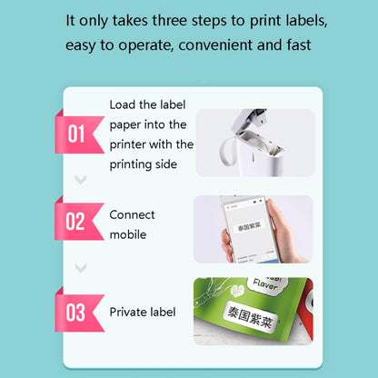 NIIMBOT D11 Thermal Label Printer Bluetooth Handheld Portable Sticker Mobile Phone Printer, Model: D11 Pink Standard - Consumer Electronics by buy2fix | Online Shopping UK | buy2fix