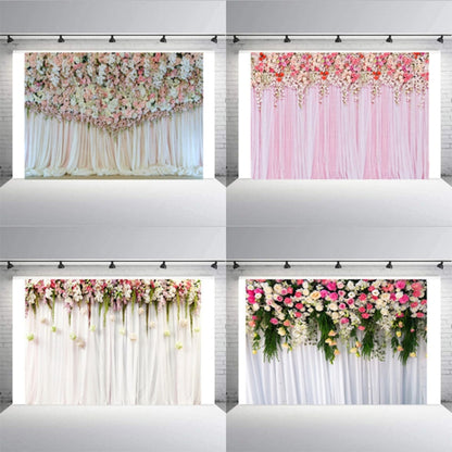 2.1m x 1.5m Flower Wall Simulation Wedding Theme Party Arrangement Photography Background Cloth(W091) - Camera Accessories by buy2fix | Online Shopping UK | buy2fix