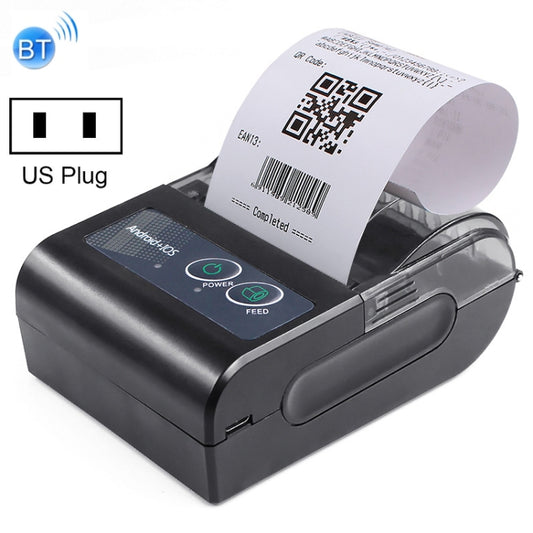 58HB6 Portable Bluetooth Thermal Printer Label Takeaway Receipt Machine, Supports Multi-Language & Symbol/Picture Printing, Model: US Plug (English) - Consumer Electronics by buy2fix | Online Shopping UK | buy2fix