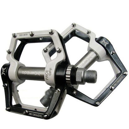 MPEDA Mountain Bike Bearing Pedal Ultra-Light Aluminum Alloy Non-Slip Bearing Pedal, Size: 930(White Black) - Outdoor & Sports by MPEDA | Online Shopping UK | buy2fix