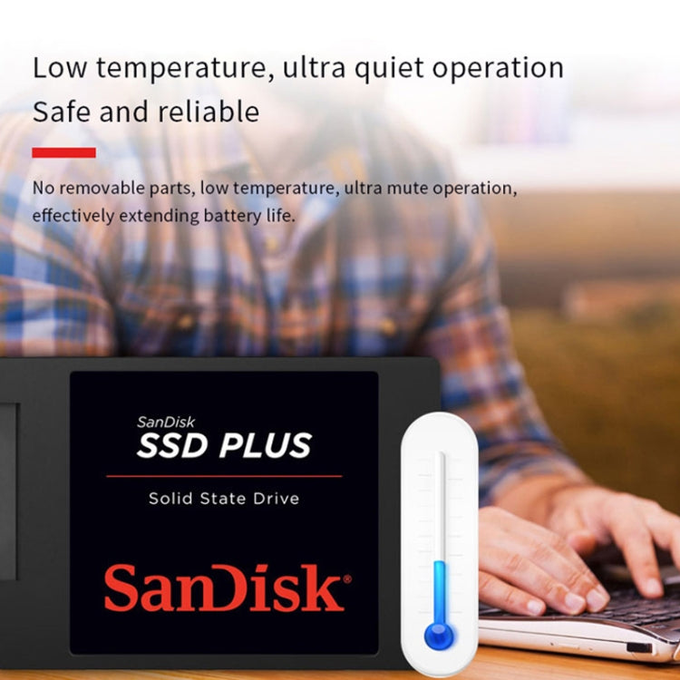 SanDisk SDSSDA 2.5 inch Notebook SATA3 Desktop Computer Solid State Drive, Capacity: 1TB - External Solid State Drives by SanDisk | Online Shopping UK | buy2fix