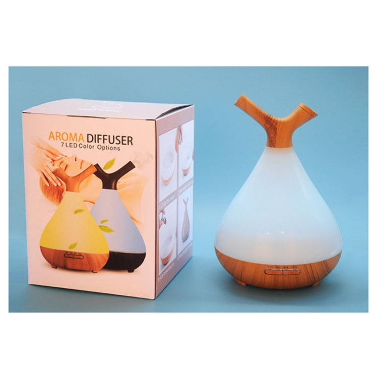 YCTA-008 Household Mute Small Wood Grain Colorful Light Aroma Diffuser Night Tree Air Humidifier, Product specifications: AU Plug(Deep Wood Grain) - Home & Garden by buy2fix | Online Shopping UK | buy2fix