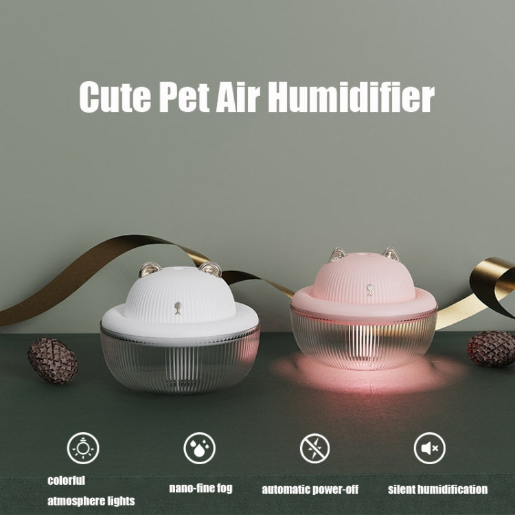 H3 White Home Desktop Mini USB Cute Pet Air Humidifier - Home & Garden by buy2fix | Online Shopping UK | buy2fix