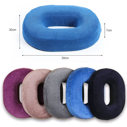 Slow Resilience Memory Foam Office Hip Pad After Hemorrhoids Operation Cushion(Blue) - Cushions & Pillows by buy2fix | Online Shopping UK | buy2fix