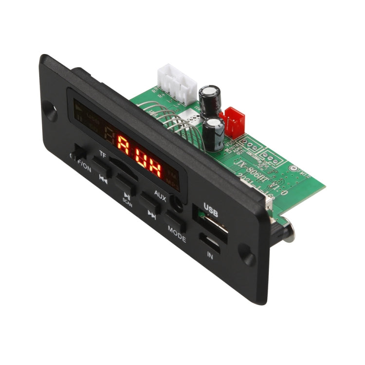 5/12V Folder Play With Power Amplifier MP3 Decoding Board With Recording Call Loss Motherboard With Bluetooth(Black) - Car MP3 & MP4 & MP5 by buy2fix | Online Shopping UK | buy2fix