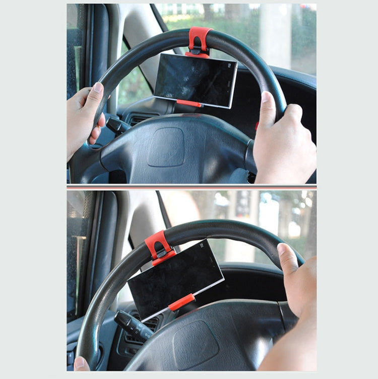 4 PCS Hanging Buckle Steering Wheel Car Mobile Bracket - Car Holders by buy2fix | Online Shopping UK | buy2fix