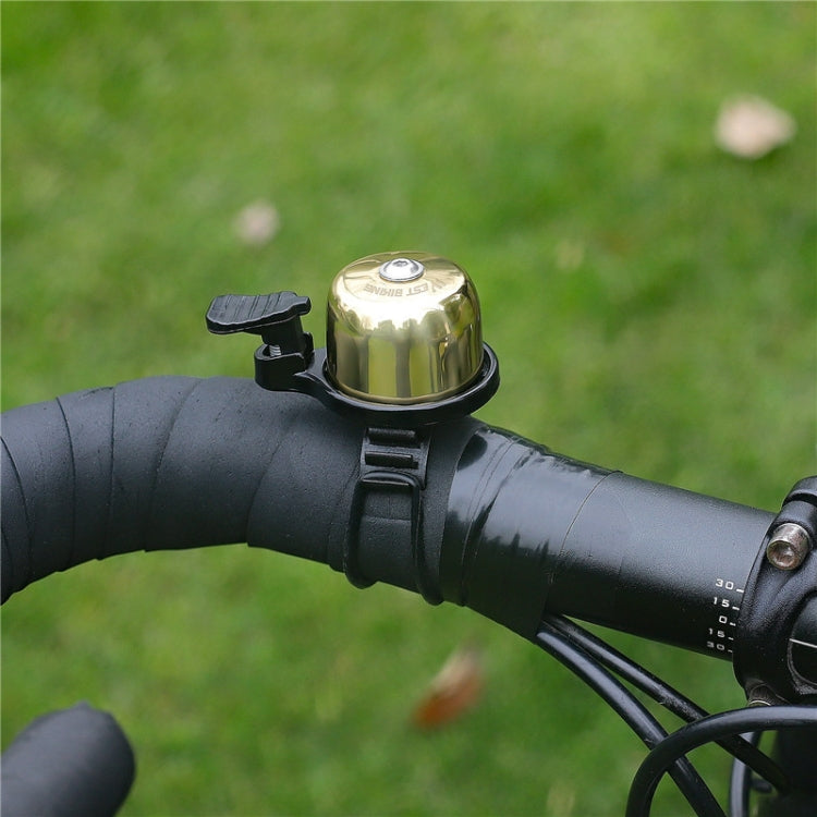 WEST BIKING YP0706048 Bicycle Copper Bell Mountain Bike Mini  Bell(Golden) - Bicycle Bells by WEST BIKING | Online Shopping UK | buy2fix