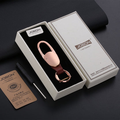 JOBON ZB-167A Horseshoe Car Keychain Men Metal Waist Hanging Keychain(Silver) - Key Rings by JOBON | Online Shopping UK | buy2fix