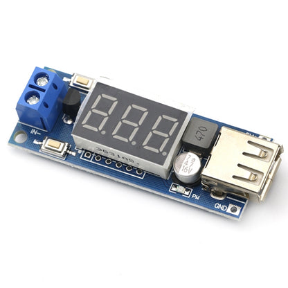 HW-318 12V To 5V Buck Module DC-DC 3A DC Power Module LED Battery Car Voltmeter - Other Accessories by buy2fix | Online Shopping UK | buy2fix