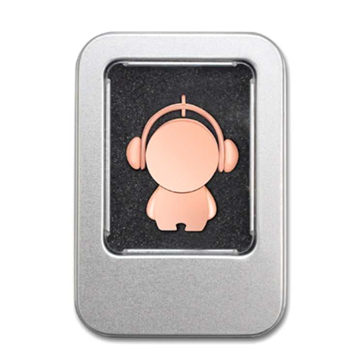 Y01 Metal Musician Car Cartoon Style U Disk, Capacity: 4GB(Rose Gold) - USB Flash Drives by buy2fix | Online Shopping UK | buy2fix