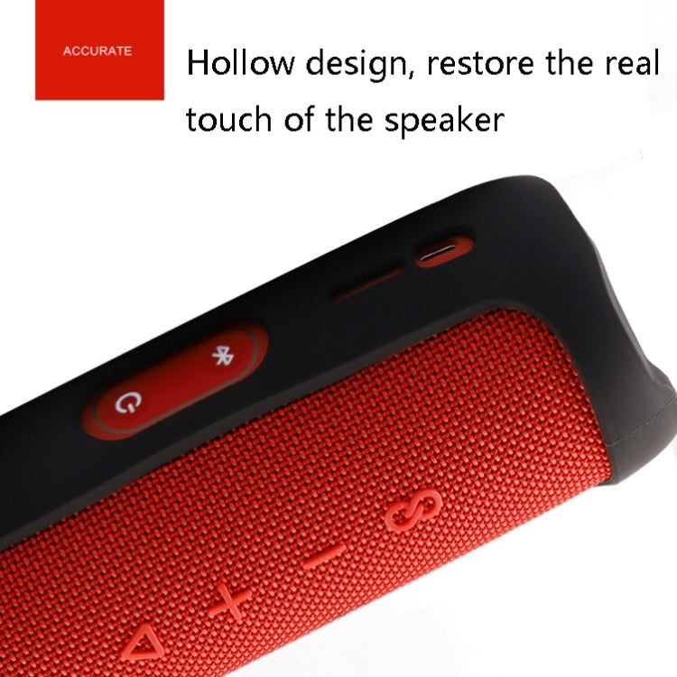 JBA-F5 Bluetooth Speaker Case Environmentally Friendly Silicone Protective Shell for JBL Flip 5(Red) - Protective Case by buy2fix | Online Shopping UK | buy2fix