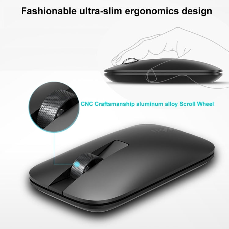 Rapoo M550 1300DPI 3 Keys Home Office Wireless Bluetooth Silent Mouse, Colour: Wired Charging Version - Wireless Mice by Rapoo | Online Shopping UK | buy2fix