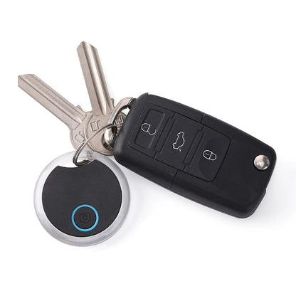 2 PCS S8 Round Bluetooth Anti-Lost Device Key Luggage Tracking Device Two-Way Alarm(Black) - Security by buy2fix | Online Shopping UK | buy2fix