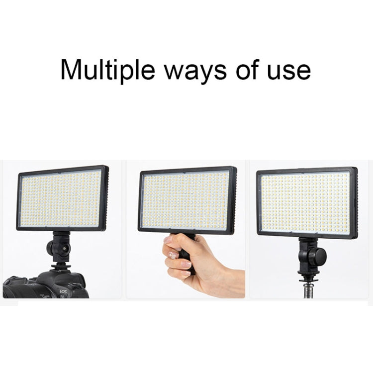 1064 LEDs Stepless Adjustment Live Fill Light Reversible Photography Soft Light, Style: 12 inch(US Plug) -  by buy2fix | Online Shopping UK | buy2fix