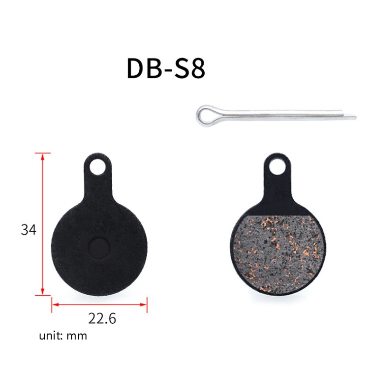 3 Pairs Mountain Bike Semi-Metallic Brake Pads M355 Oil Disc BB5 Resin Disc Brakes, Bagged(DB-S8) - Outdoor & Sports by buy2fix | Online Shopping UK | buy2fix