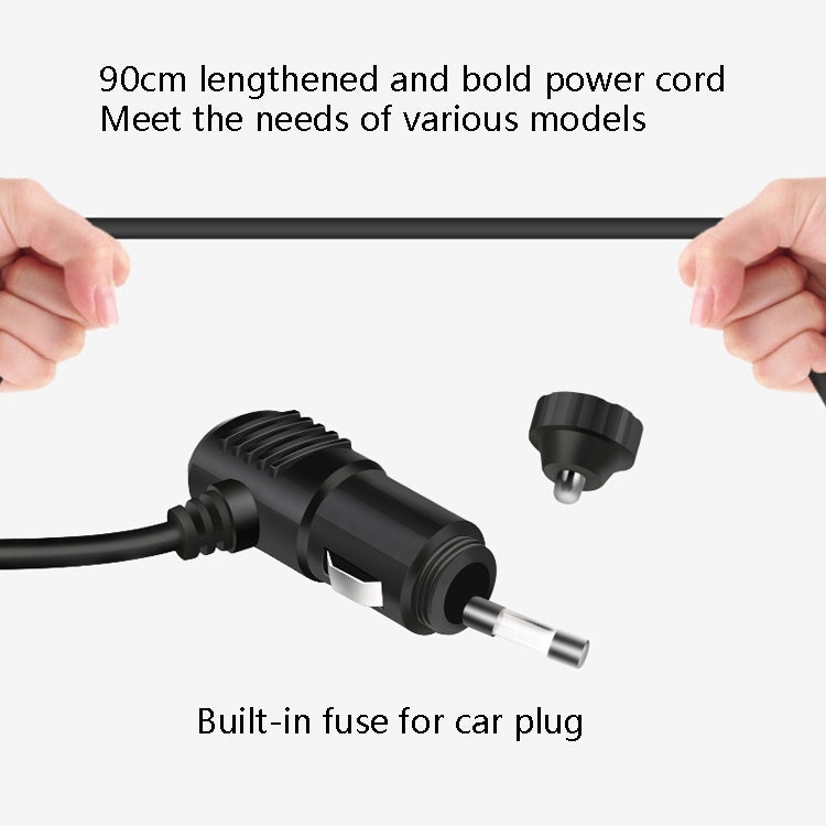 F558 With USB Mobile Phone Charging Car Fan 12/24V Car Truck Double Shaking Head Fan(Double Head 24V) - In Car by buy2fix | Online Shopping UK | buy2fix