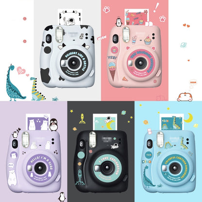 5 PCS 5 in 1 DIY Cute Cartoon  Camera Stickers Set for Fujifilm Instax mini 11(Space Animals Series) - Camera Accessories by buy2fix | Online Shopping UK | buy2fix