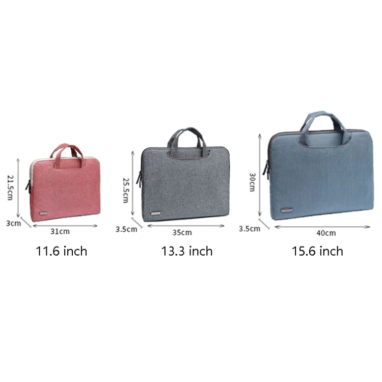 LiSEN LS-116 Simple Laptop Bag Business Laptop Liner Bag, Size: 13.3 inch(Snowflake Nylon Light Blue) - 13.3 inch by LiSEN | Online Shopping UK | buy2fix