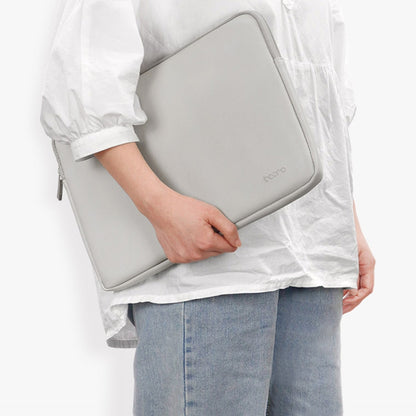 Baona BN-Q001 PU Leather Laptop Bag, Colour: Apricot + Power Bag, Size: 11/12 inch - 12.1 inch by Baona | Online Shopping UK | buy2fix