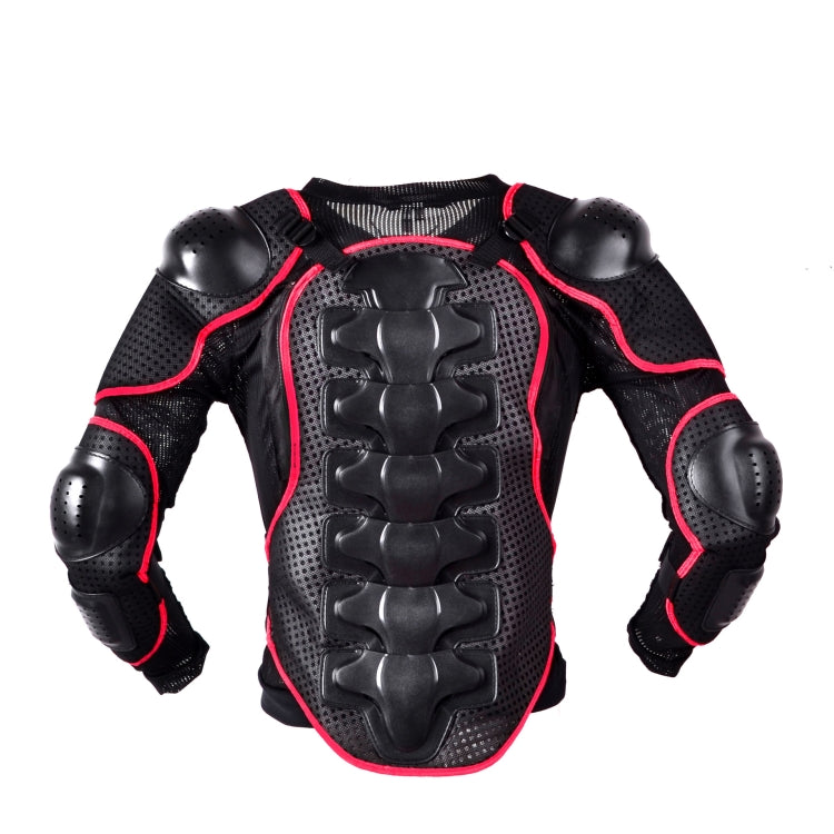 GHOST RACING F060 Motorcycle Armor Suit Riding Protective Gear Chest Protector Elbow Pad Fall Protection Suit, Size: L(Red) - Protective Gear by GHOST RACING | Online Shopping UK | buy2fix