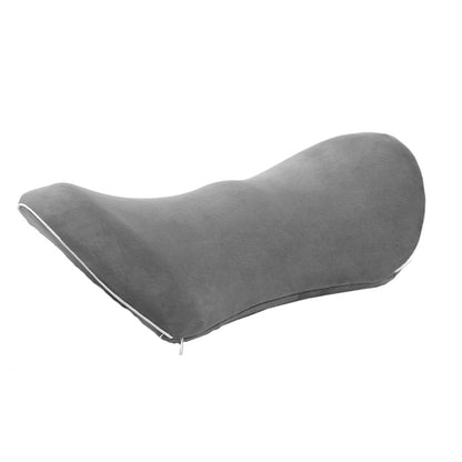 Car Supplies Lumbar Support Memory Foam Car Backrest Lumbar Cushion Seat Cushion Lumbar Pillow, Colour: Crystal Velvet Dark Gray - In Car by buy2fix | Online Shopping UK | buy2fix