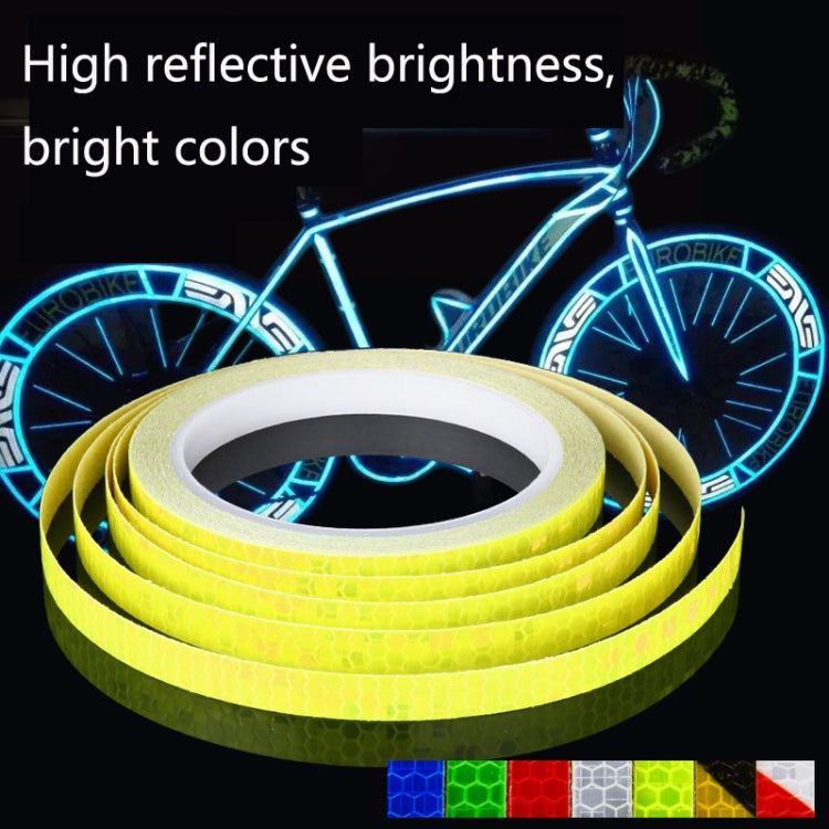 5 Rolls Bicycle Mountain Bike Motorcycle Sticker Car Contour Reflective Sticker Night Riding Reflective Sticker, Size: 2 x 800cm(Black Orange) - Decorative Accessories by buy2fix | Online Shopping UK | buy2fix