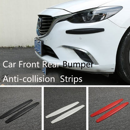 4 Pairs Car Front Rear Bumper Anti-Collision And Anti-Scratch Strips Body Scratch Decoration Stickers, Color: Red - In Car by buy2fix | Online Shopping UK | buy2fix