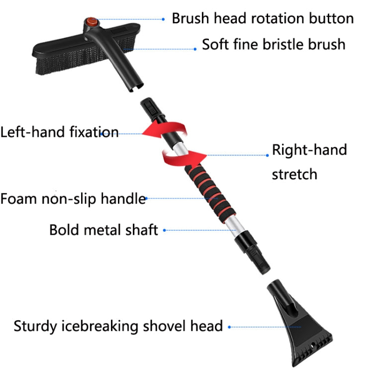 ST-3904 Suitu ST-3904 Car Multi-Purpose Snow Removal Frost Removal Tool - In Car by Suitu | Online Shopping UK | buy2fix