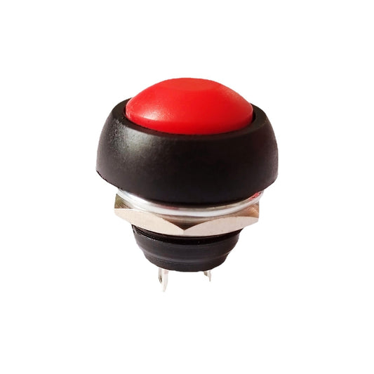 10 PCS Small Waterproof Self-Reset Button Switch(Red) - Consumer Electronics by buy2fix | Online Shopping UK | buy2fix