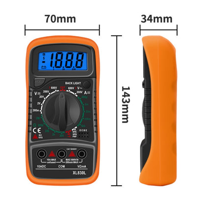 ANENG XL830L Multi-Function Digital Display High-Precision Digital Multimeter, Specification: Bubble Bag Packing(Green) - Digital Multimeter by ANENG | Online Shopping UK | buy2fix