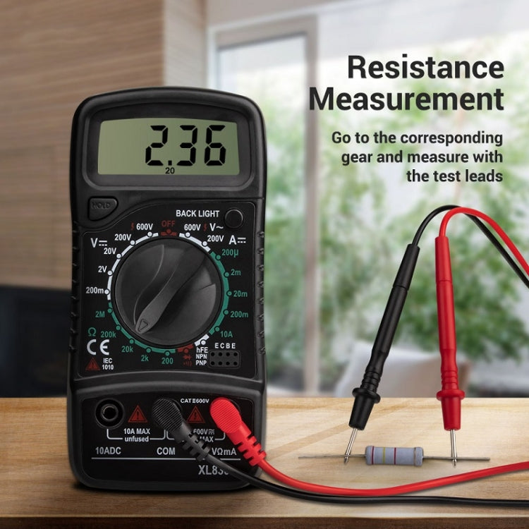 ANENG XL830L Multi-Function Digital Display High-Precision Digital Multimeter, Specification: Standard+10A Extra Tip Pen(Red) - Consumer Electronics by ANENG | Online Shopping UK | buy2fix