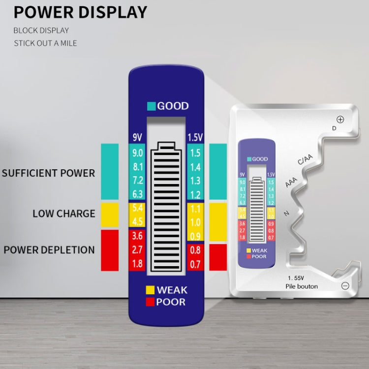 ANENG 1.5V/9V Battery Power Voltage Detector(Black) - Battery & Resistance Tester by ANENG | Online Shopping UK | buy2fix