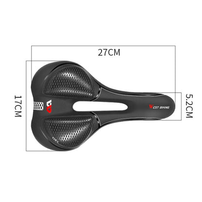 WEST BIKING Bicycle Riding Comfortable Silicone Saddle, Style: Emergency Ribbon - Outdoor & Sports by WEST BIKING | Online Shopping UK | buy2fix